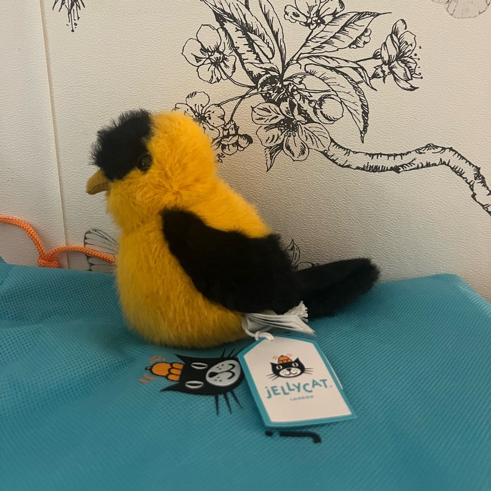 Jellycat bridling goldfinch BNWT